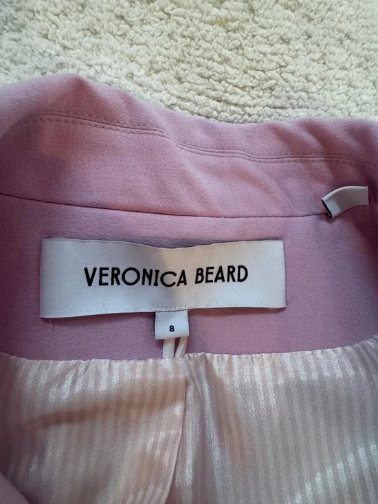 Veronica Beard Barely Orchid Miller Dickey Jacket, size 8 - Picture 4 of 5